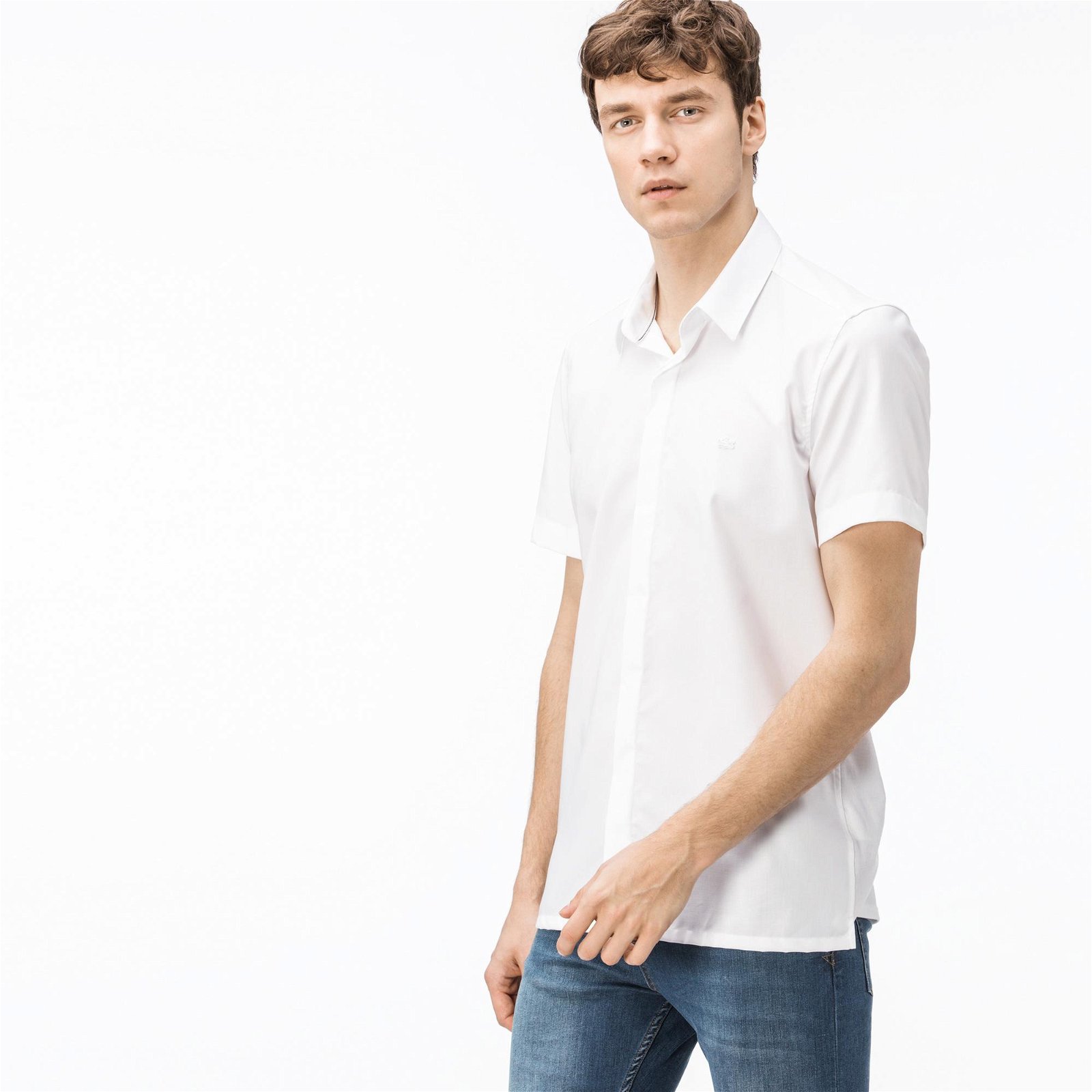 Lacoste mužský košile Slim Fit S Krátkými Rukávy