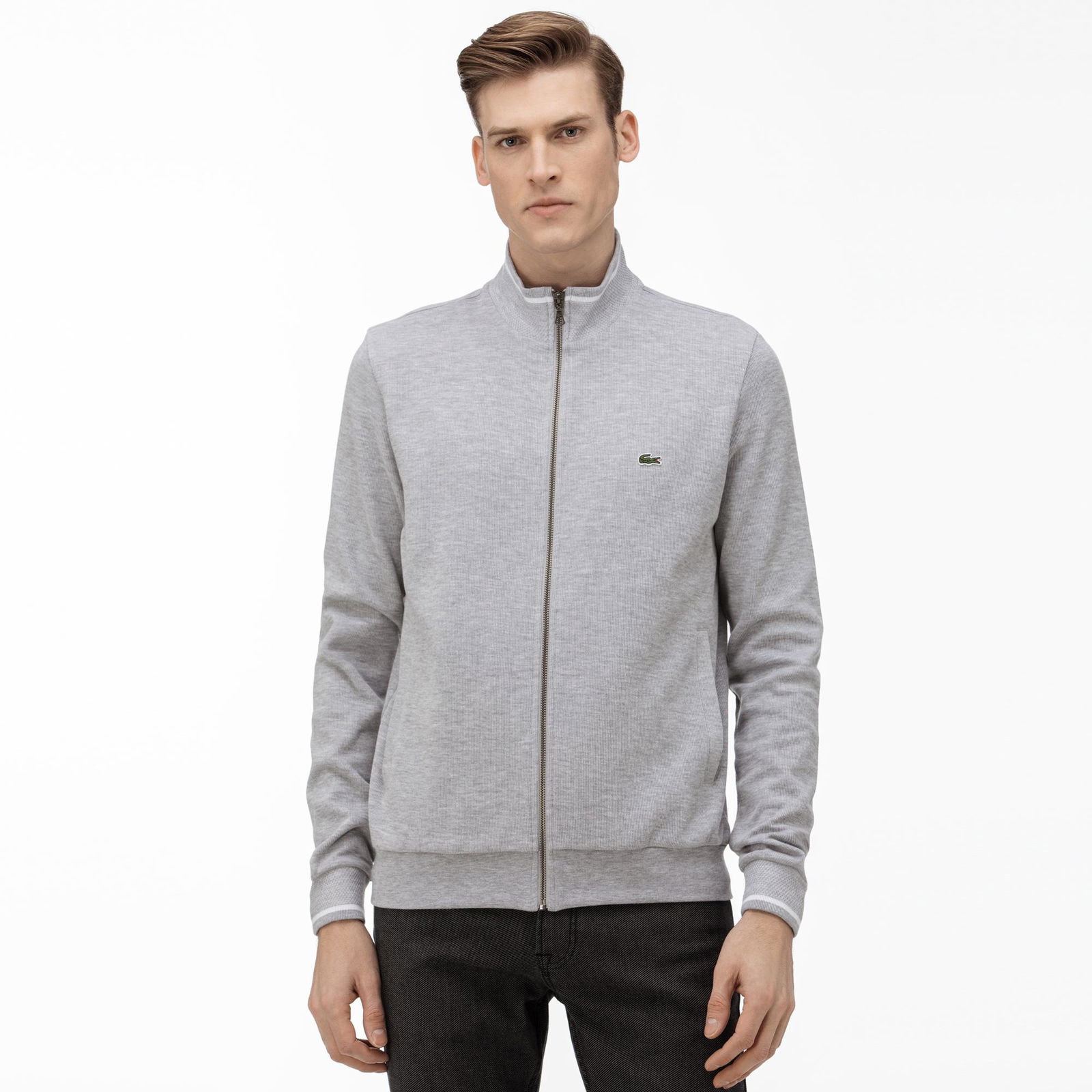 Lacoste Pánský Svetr Se Zapínáním Na Zip