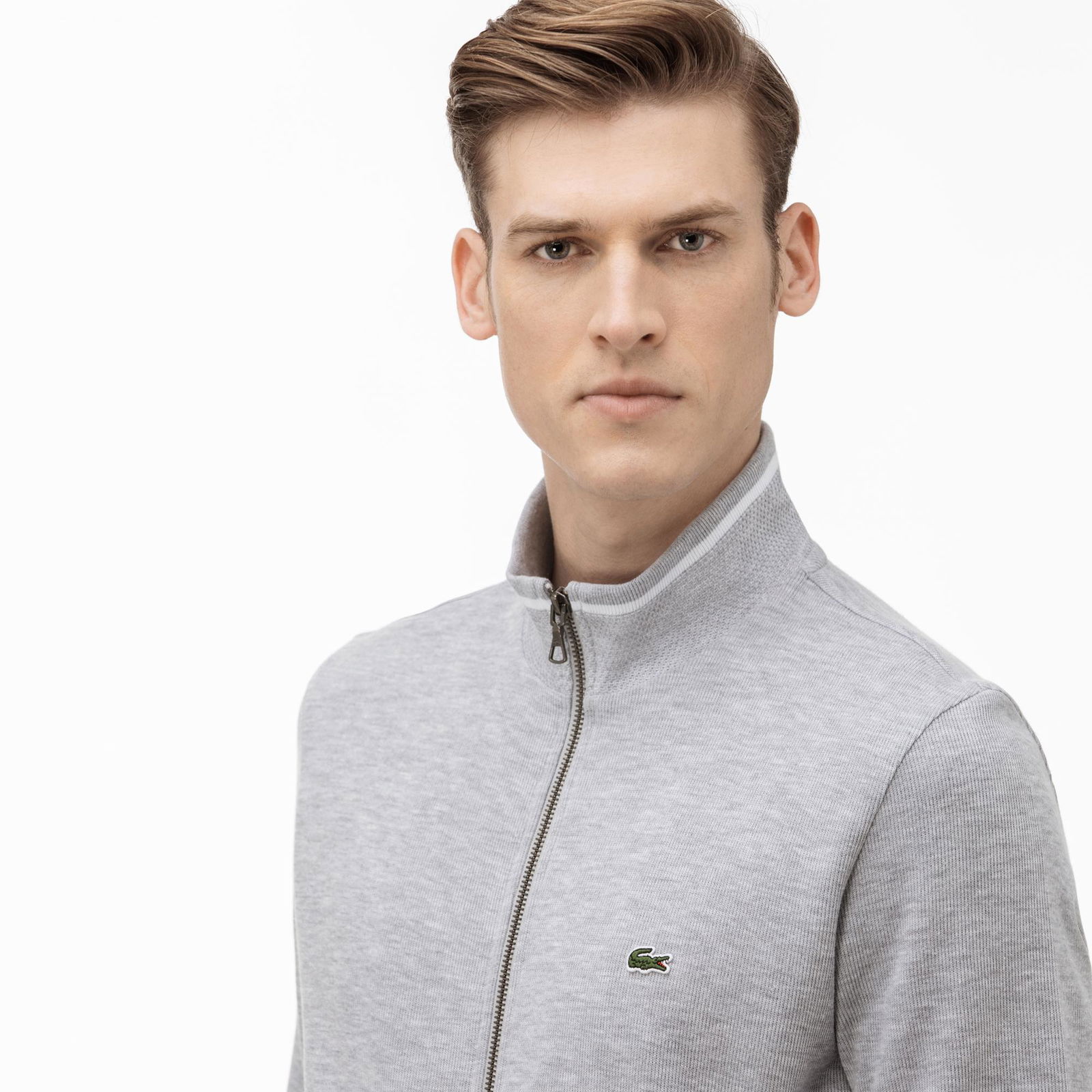 Lacoste Pánský Svetr Se Zapínáním Na Zip