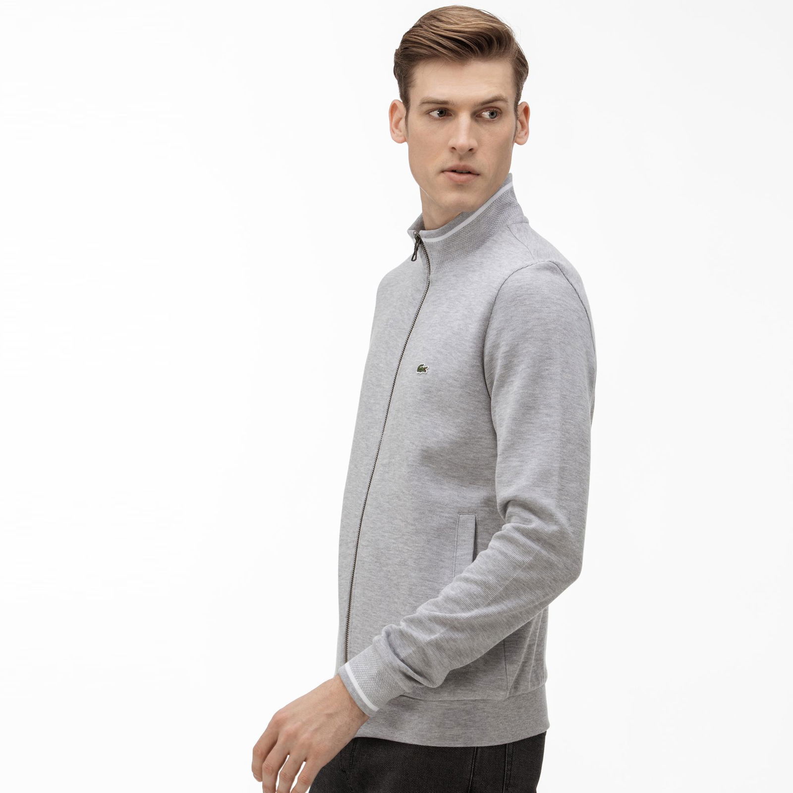 Lacoste Pánský Svetr Se Zapínáním Na Zip
