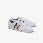 Lacoste Lerond Pánské tenisky s trikolorou, Kůže a syntetika