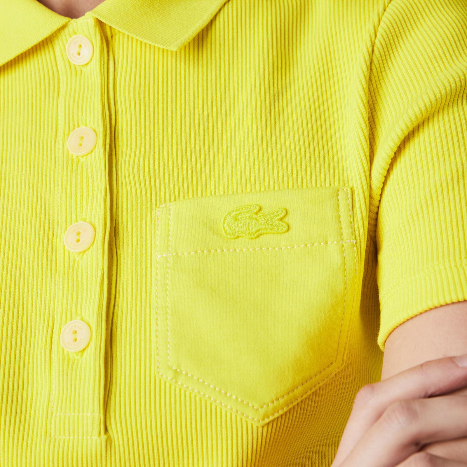 Lacoste  Ženy košile polo Slim Fit vyrobené z bavlny pruhovaný