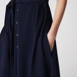 Lacoste Dámské polo šaty z bavlněného piké s páskem