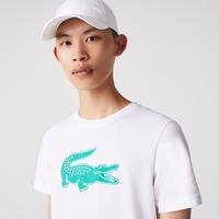 Lacoste pánské tričko SPORT s 3D z prodyšného žerzeje s potiskem krokodýla W1J