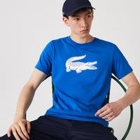 Lacoste pánské prodyšné žerzejové tričko SPORT s potiskem krokodýla ve 3DLUX