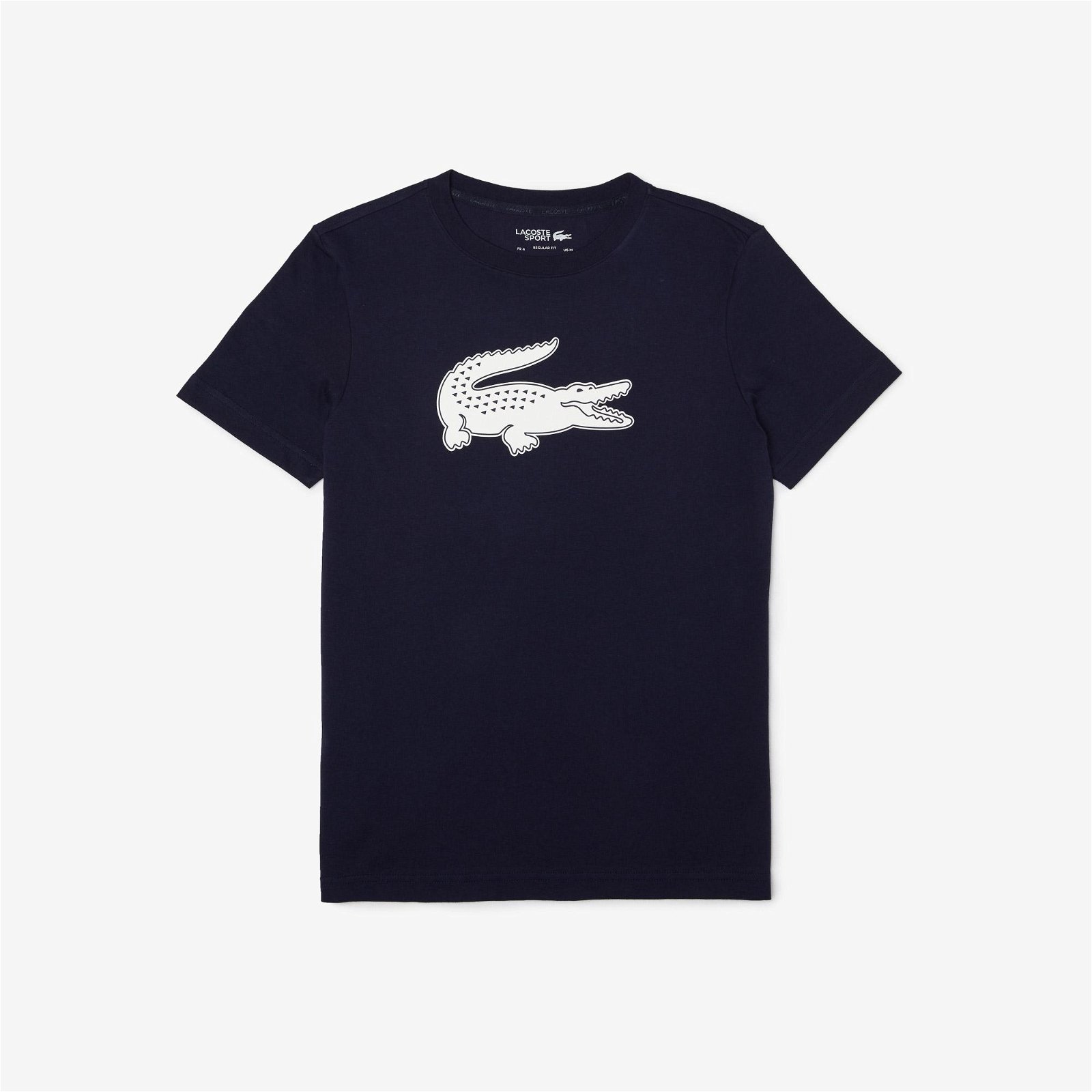 Lacoste pánské tričko SPORT s 3D z prodyšného žerzeje s potiskem krokodýla 