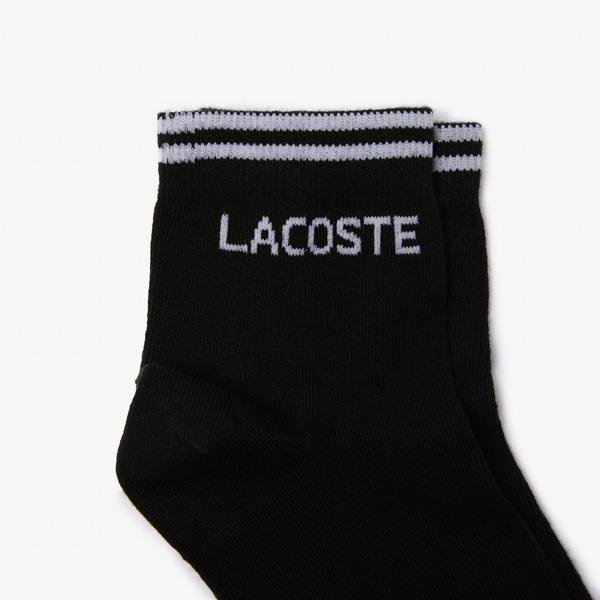 Lacoste balení dvou kusů bavlněných unisex ponožek SPORT s nízkým střihem