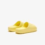 Dámské žluté pantofle Lacoste Serve Slide 2.2