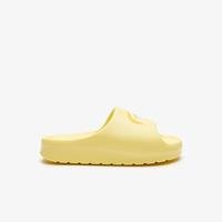 Dámské žluté pantofle Lacoste Serve Slide 2.2AA5