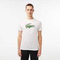 Lacoste pánské tričko SPORT s 3D z prodyšného žerzeje s potiskem krokodýla 737