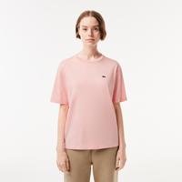 Lacoste dámské prémiové bavlněné tričko s přiléhavým oválným výstřihemSFI
