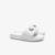 Lacoste Croco 1.0 dětské bílé pantofle082